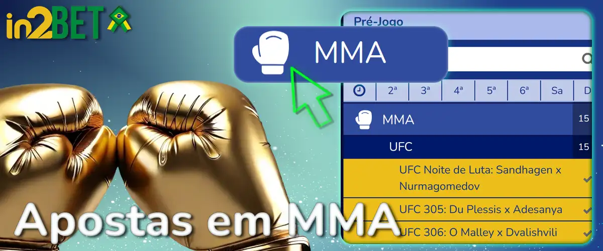 Mercados de apostas em MMA