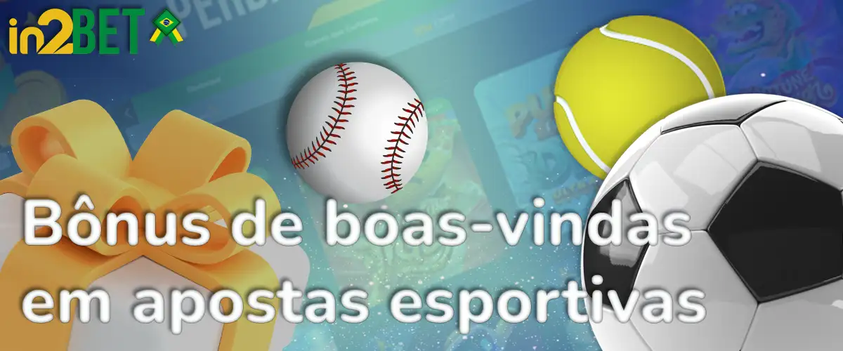 Bônus de boas-vindas de apostas esportivas da in2bet no Brasil.