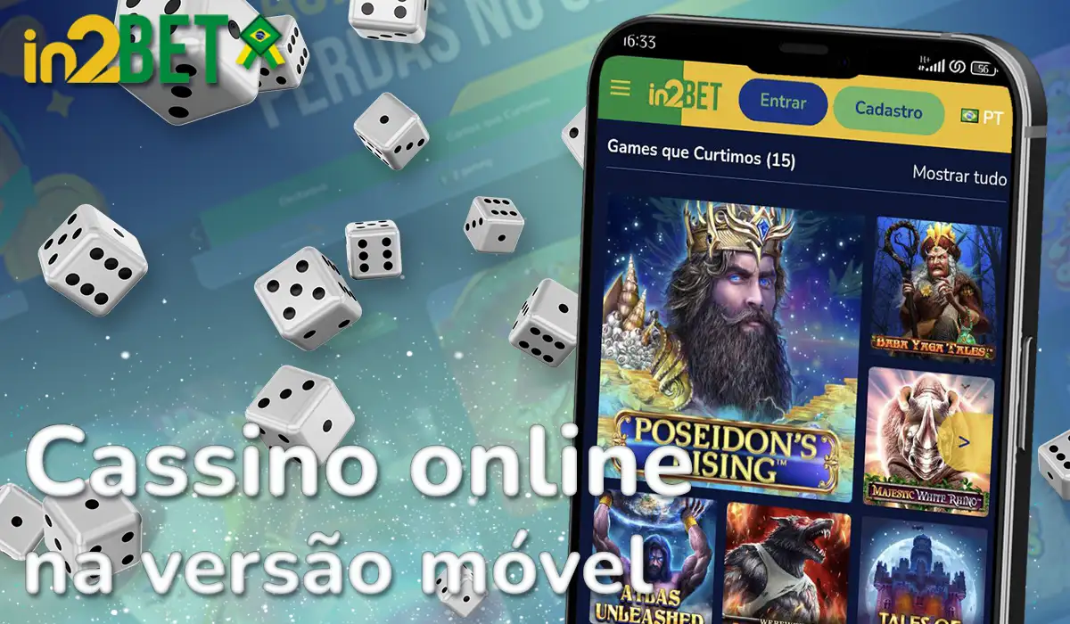 Cassino online In2bet no Brasil em versão móvel.