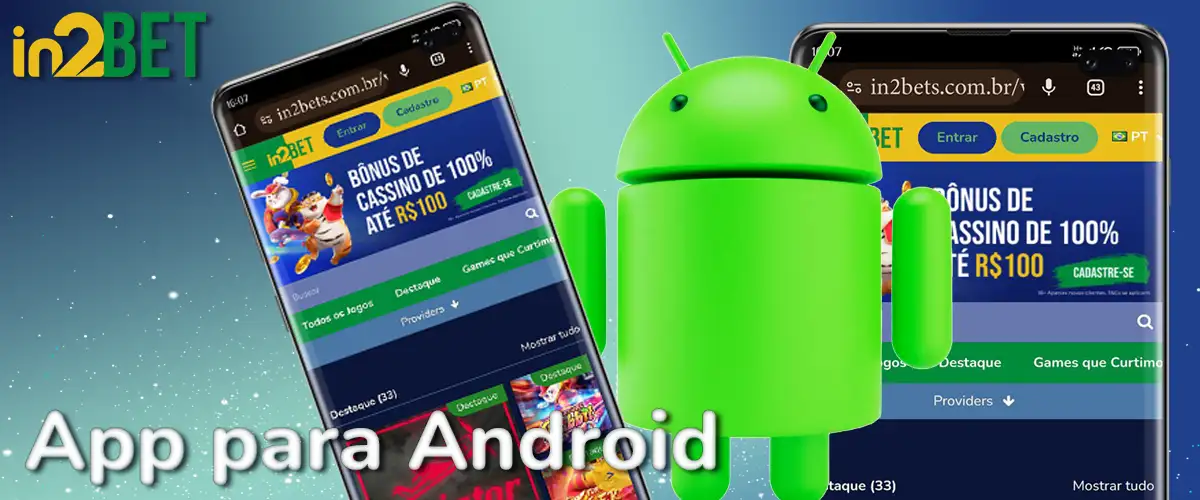 Aplicativo In2bet para Android