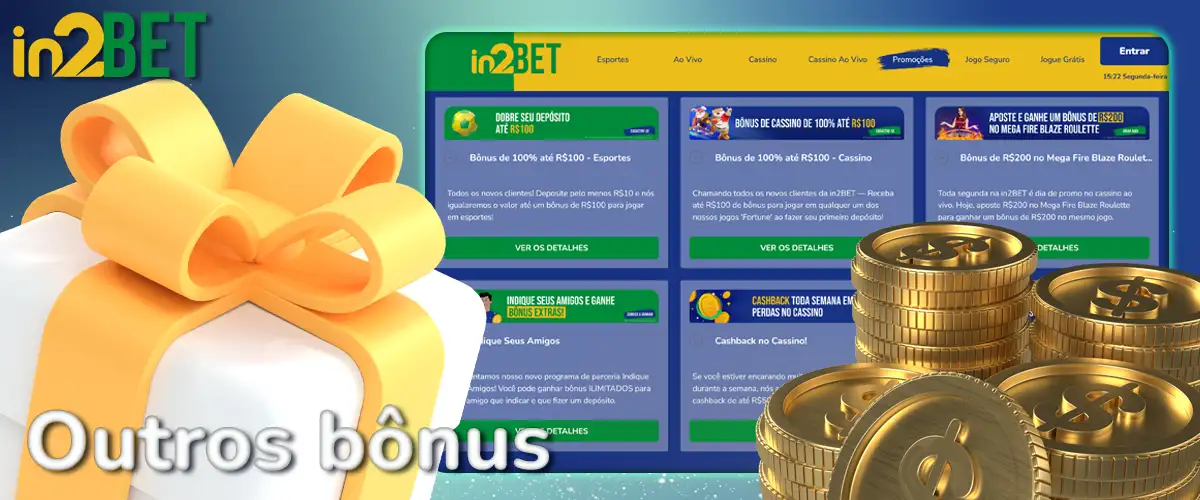 Outros bônus In2bet Brazil